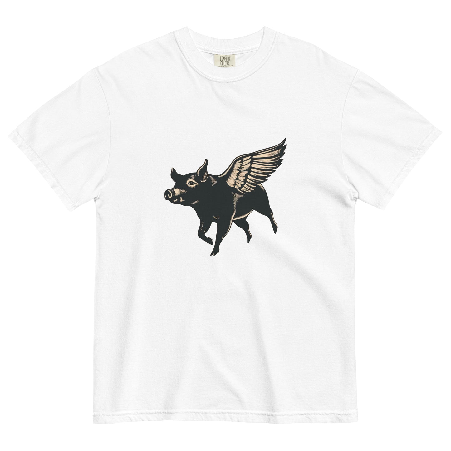 When Pigs Fly - Unisex garment-dyed heavyweight t-shirt