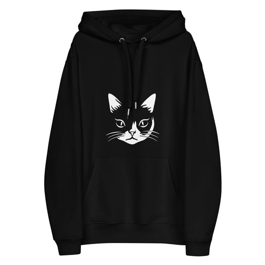 Graphic Cat on a Premium eco hoodie by Relephants