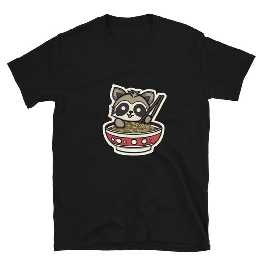 Chibi Eating Noodles - Short-Sleeve Unisex T-Shirt by Relephants
