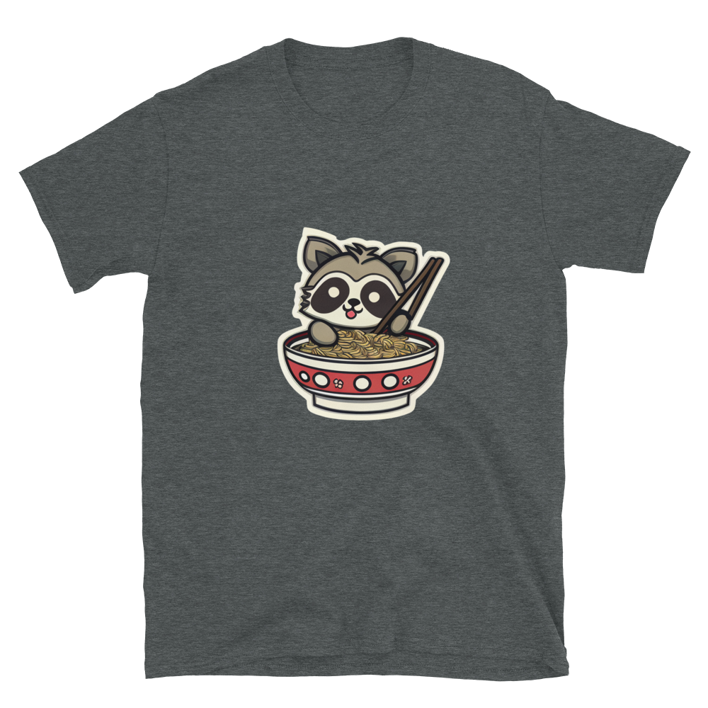 Chibi Eating Noodles - Short-Sleeve Unisex T-Shirt by Relephants