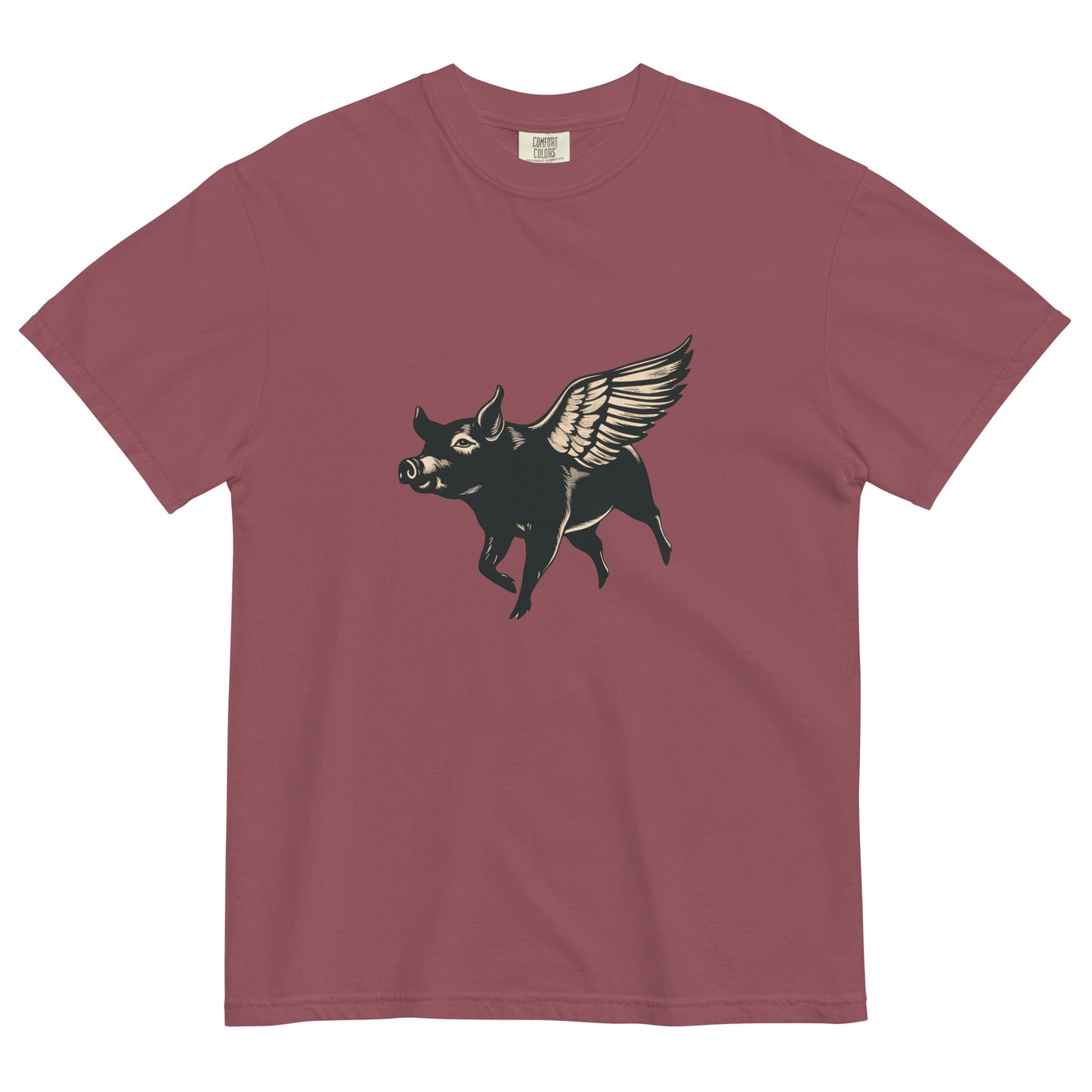 When Pigs Fly - Unisex garment-dyed heavyweight t-shirt
