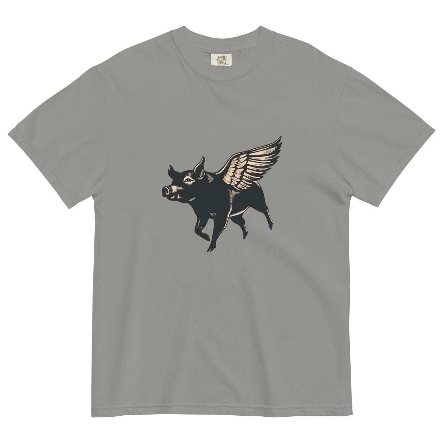 When Pigs Fly - Unisex garment-dyed heavyweight t-shirt