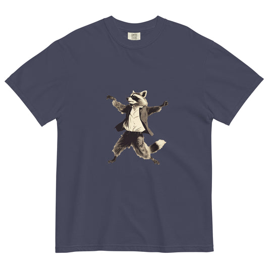 Dancing Raccoon - Unisex garment-dyed heavyweight t-shirt