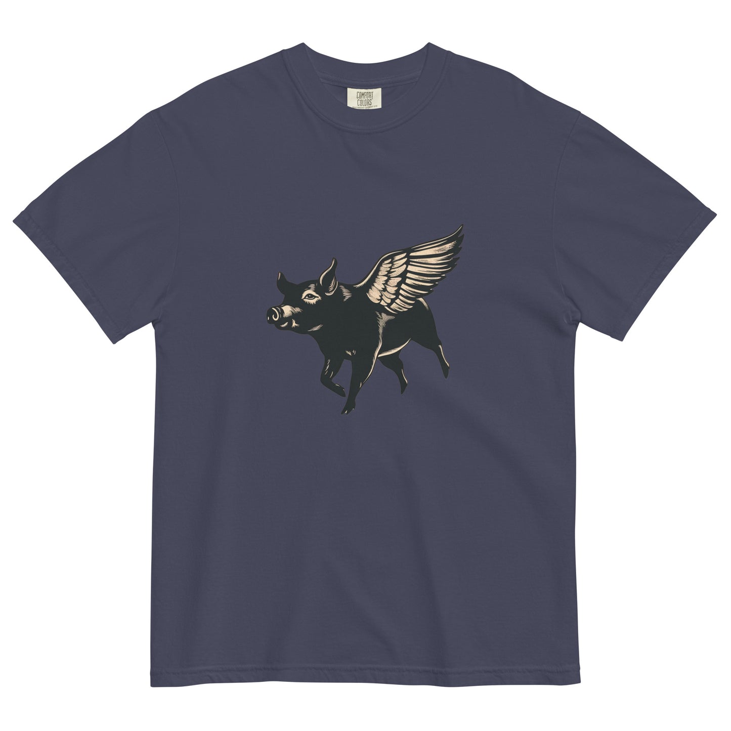 When Pigs Fly - Unisex garment-dyed heavyweight t-shirt