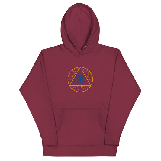 Eye of Providence (all seeing eye) Unisex Hoodie by Relephants