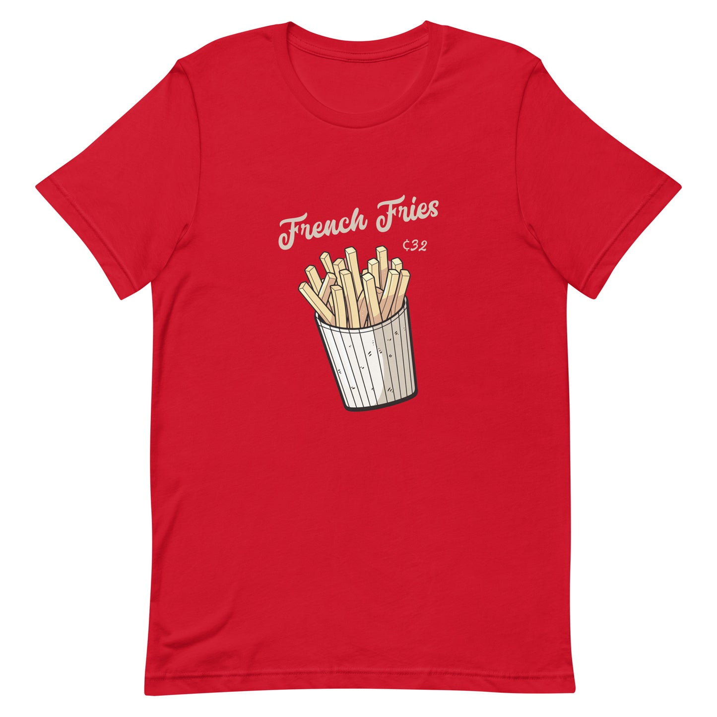 Retro French Fries by Relephants - Unisex t-shirt
