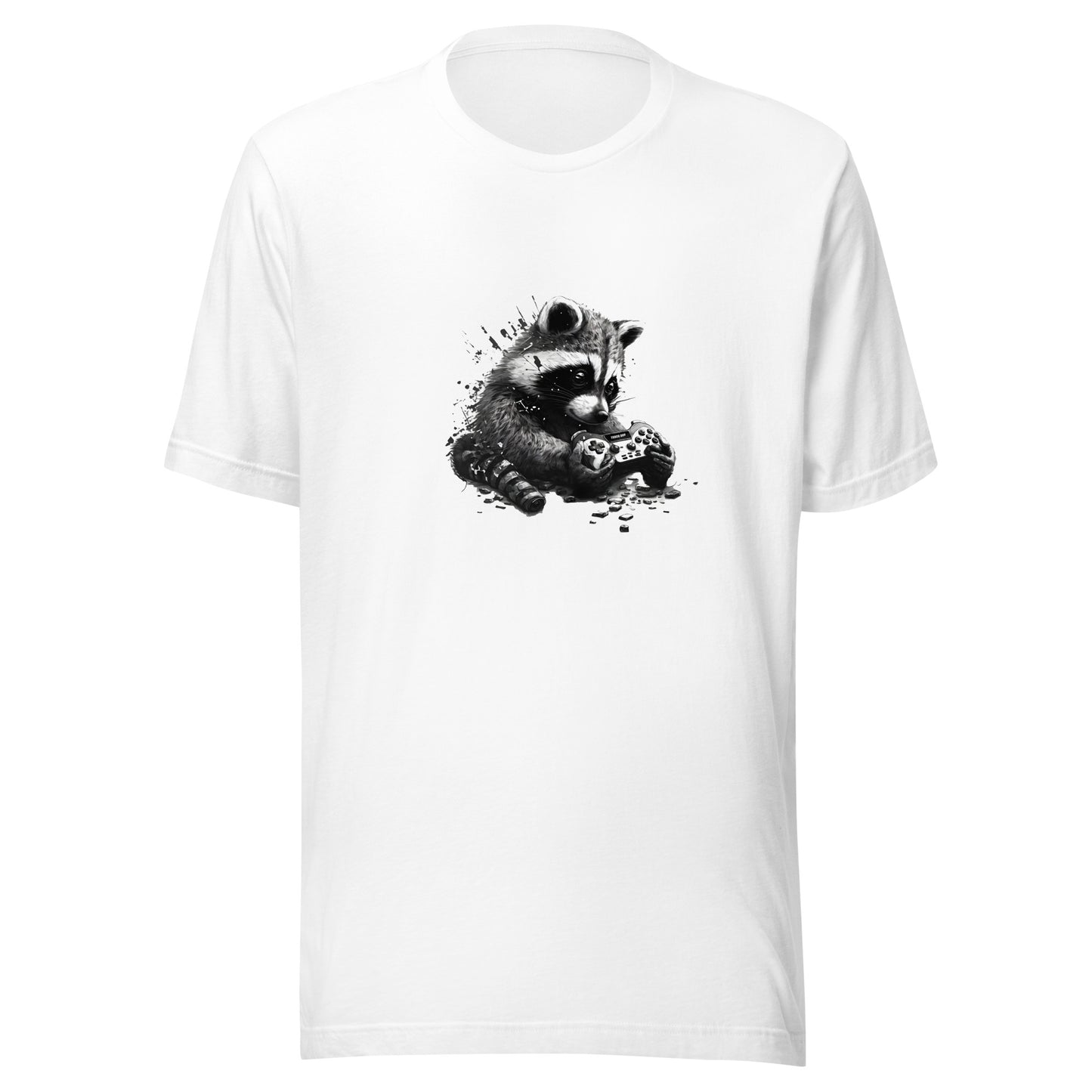 Gamer Raccoon - Unisex t-shirt by Relephants