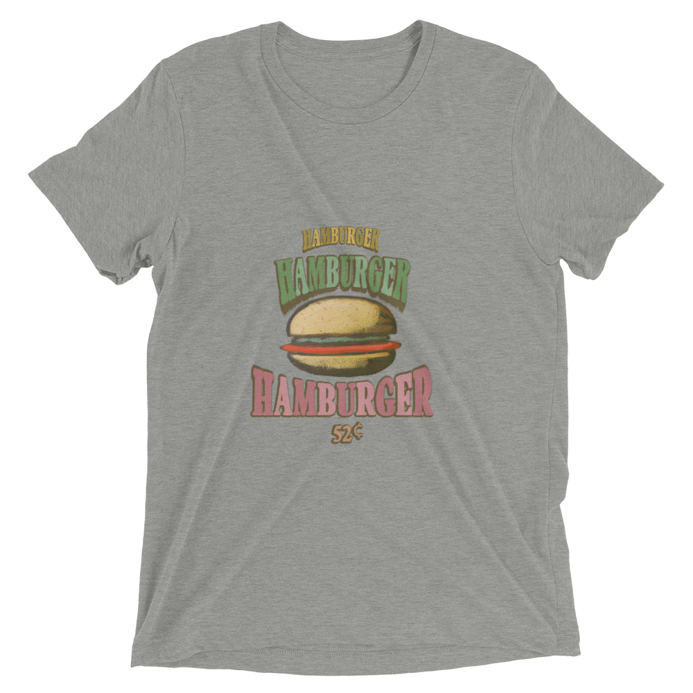 Hamburger, Hamburger, Hamburger - Short sleeve t-shirt by Relephants