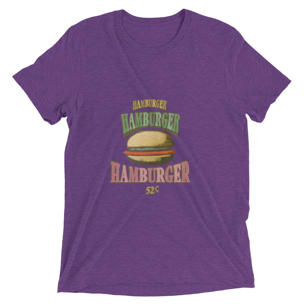 Hamburger, Hamburger, Hamburger - Short sleeve t-shirt by Relephants