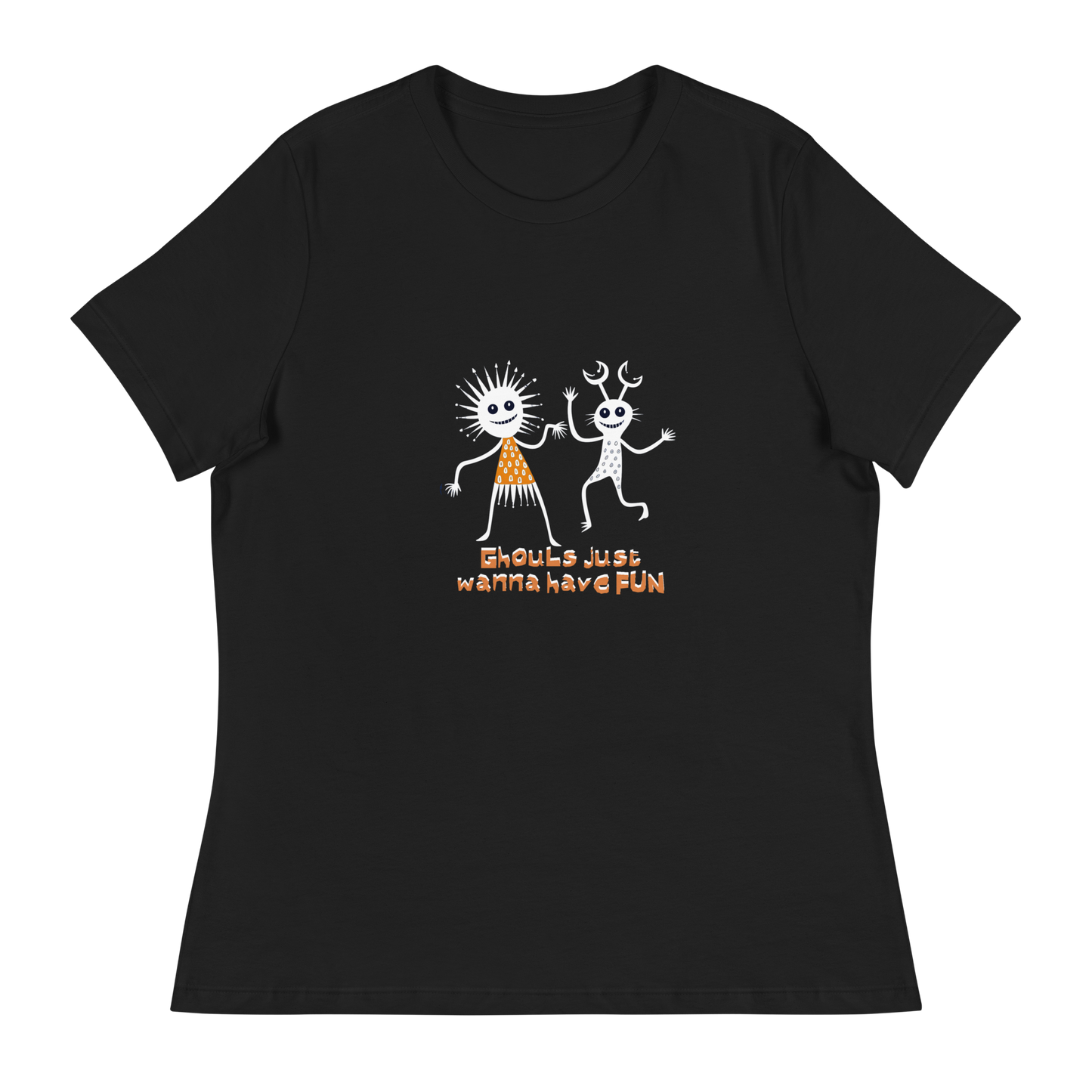 Ghouls Just Want to Have Fun - Women's Relaxed T-Shirt for Halloween by Relephants