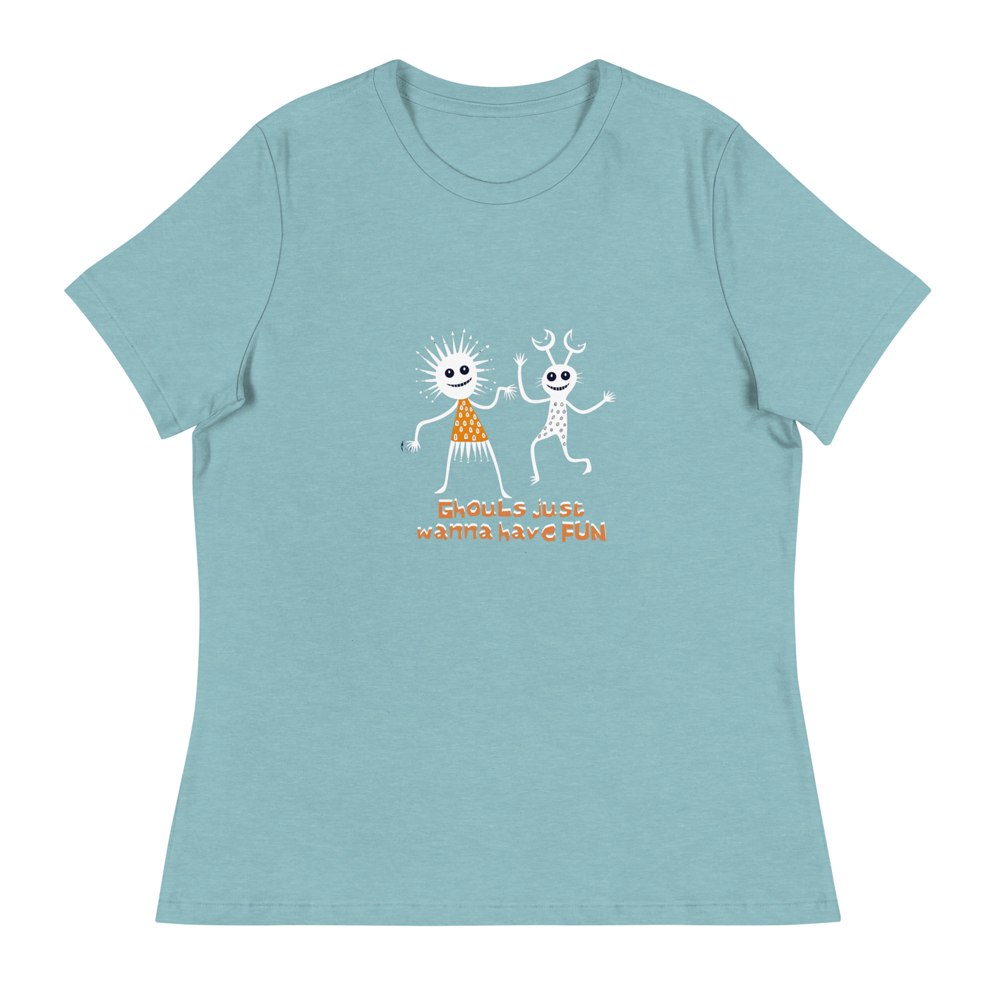 Ghouls Just Want to Have Fun - Women's Relaxed T-Shirt for Halloween by Relephants