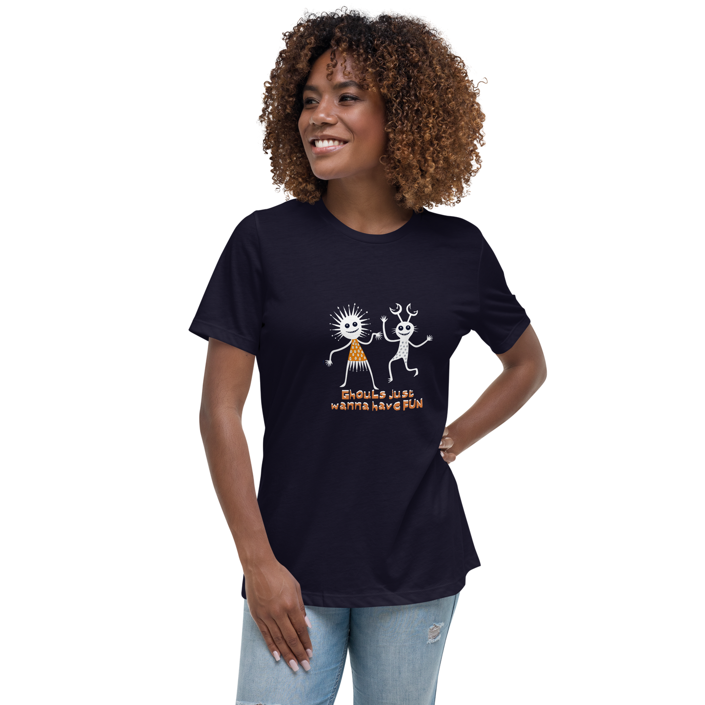 Ghouls Just Want to Have Fun - Women's Relaxed T-Shirt for Halloween by Relephants